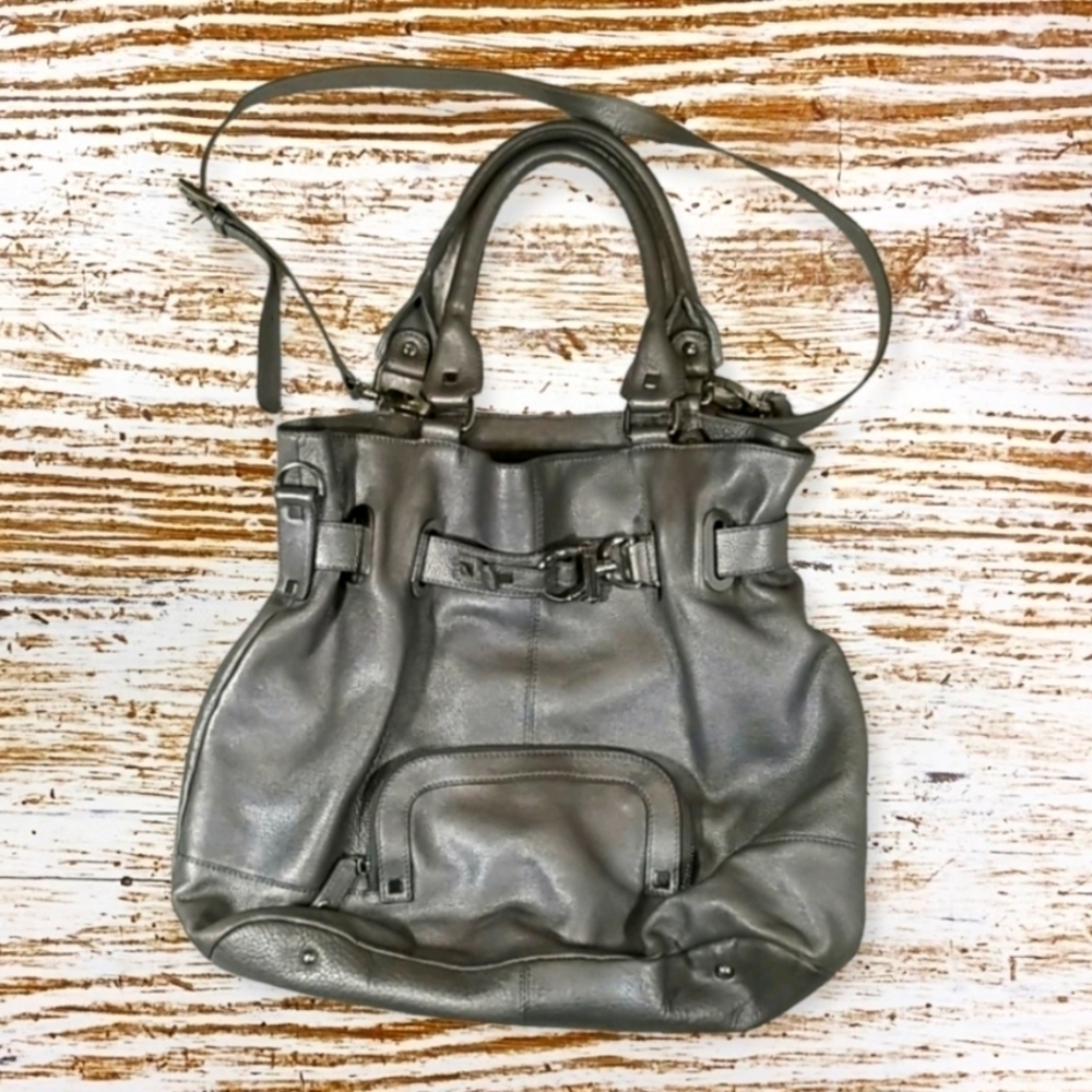Basler (Peter Hahn) Women's Shoulder Tote Bucket  Bag Grey